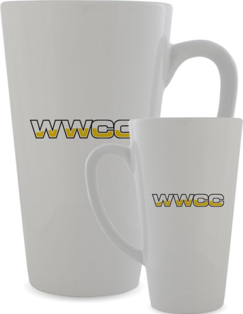 Walla Walla Full Color Latte Mug 12oz WWCC Logo - ONLINE ONLY