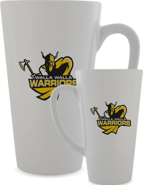 Walla Walla Full Color Latte Mug 17oz WW Warriors Warrior - ONLINE ONLY