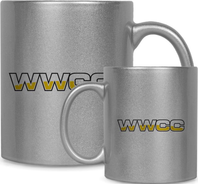 Walla Walla Full Color Metallic Mug 11oz WWCC Logo - ONLINE ONLY