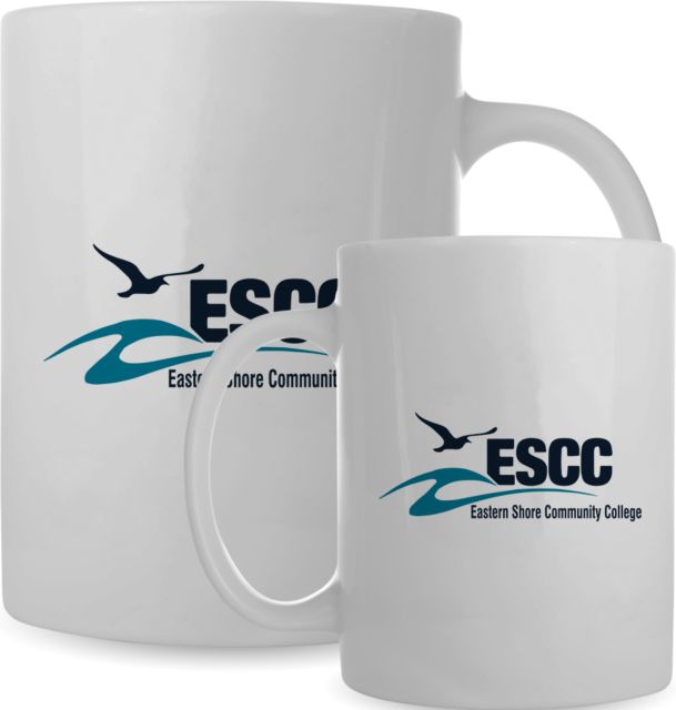 ESCC Full Color White Mug 15oz Primary Logo - ONLINE ONLY