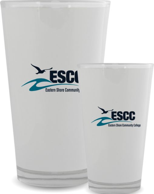 ESCC Full Color Glass 17oz Primary Logo - ONLINE ONLY