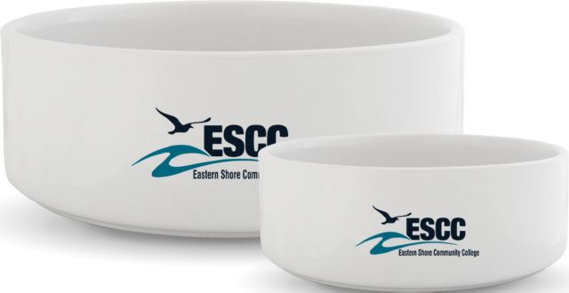 ESCC Ceramic Dog Bowl Primary Logo - ONLINE ONLY