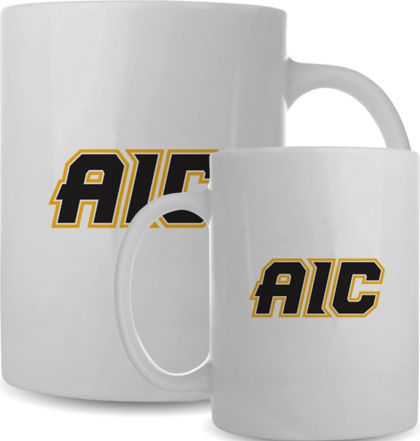 American International Full Color Mug 15oz AIC Primary Athletic Mark - ONLINE ONLY