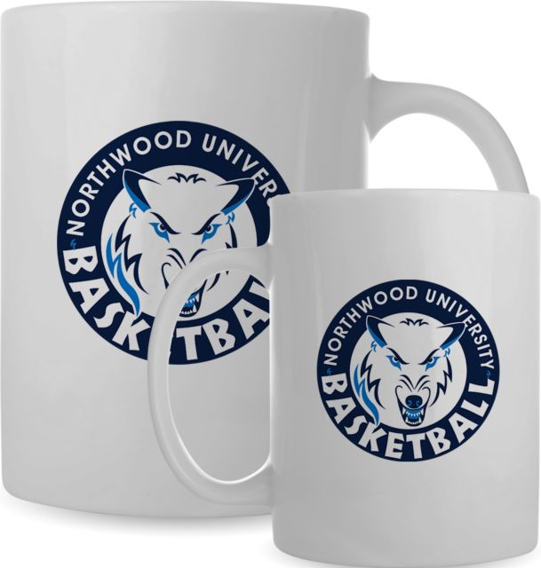 Northwood Full Color Mug 15oz Northwood University Timberwolves Basketball - ONLINE ONLY