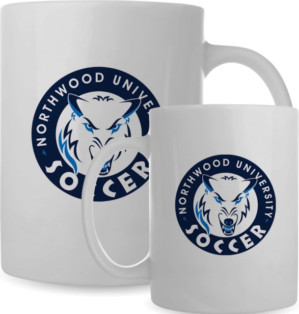 Northwood Full Color Mug 15oz Northwood University Timberwolves Soccer - ONLINE ONLY