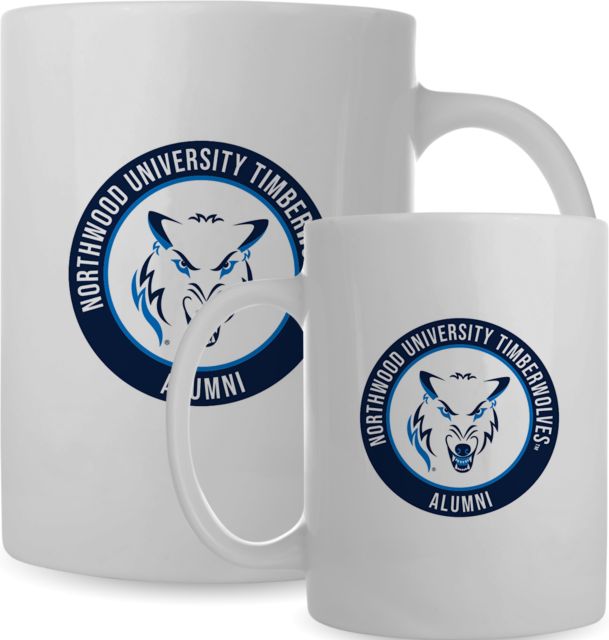 Northwood Full Color Mug 15oz Northwood University Timberwolves Alumni - ONLINE ONLY