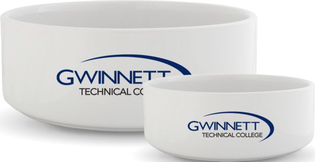 Gwinnett Tech Ceramic Dog Bowl Gwinnett Technical College - ONLINE ONLY