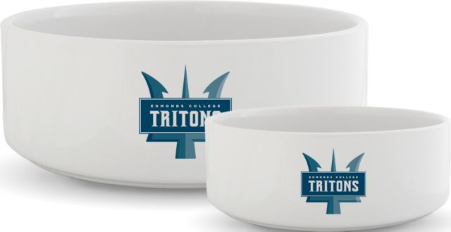 Edmonds College Ceramic Dog Bowl Edmonds College Athletic Mark - ONLINE ONLY