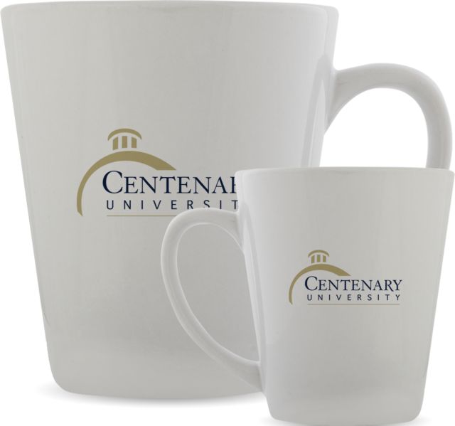 Centenary Univ Full Color Latte Mug 12oz Centenary University Logo - ONLINE ONLY