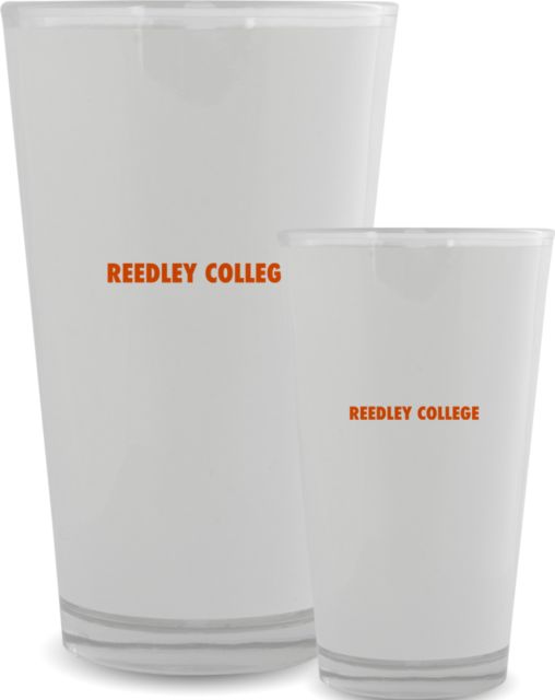 Reedley College Full Color Glass 17oz Flat Mark - ONLINE ONLY