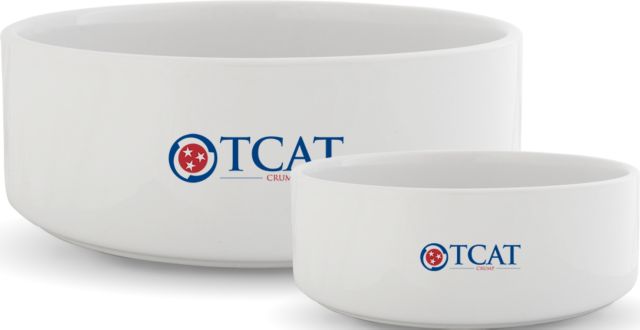 TCAT Crumps Ceramic Dog Bowl TCAT Abbreviated - ONLINE ONLY