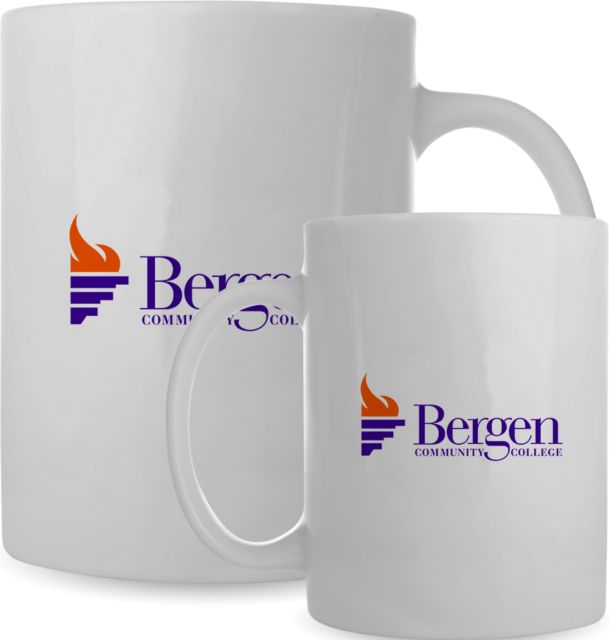 Bergen CC Full Color Mug 15oz Bergen Community College Wordmark - ONLINE ONLY