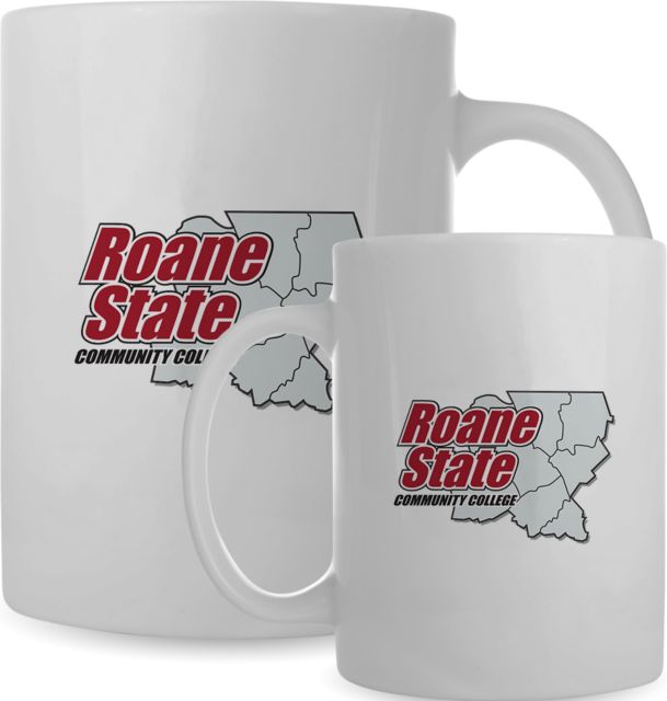 Roane State Full Color Mug 15oz Roane State CC Primary Mark Stacked - ONLINE ONLY