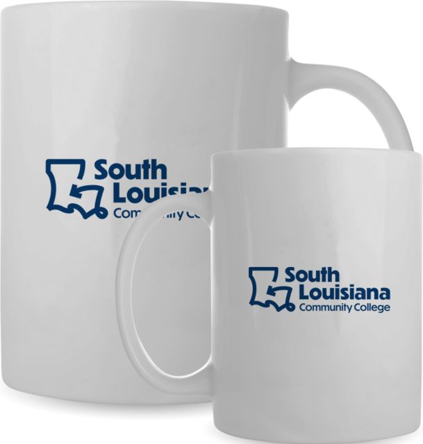 SoLAcc Full Color Mug 15oz South Louisiana Community College Vertical - ONLINE ONLY