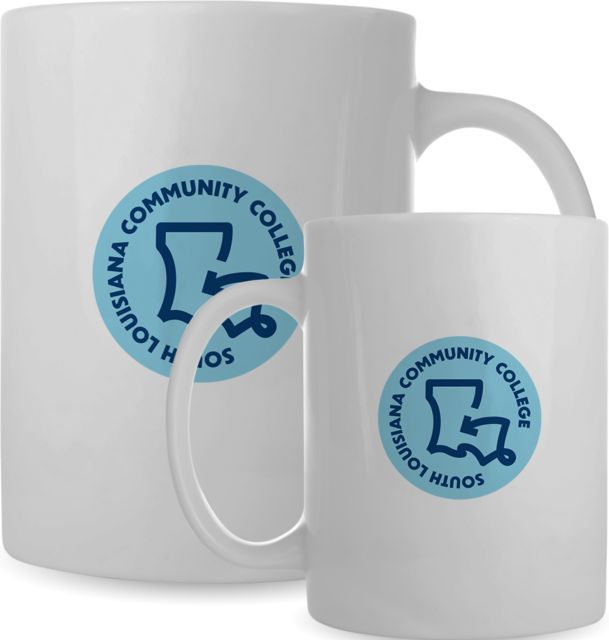 SoLAcc Full Color Mug 15oz South Louisiana Community College Badge and Flexible Arrow - ONLINE ONLY