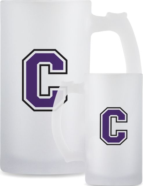 Cornell College Full Color Decorative Frosted Glass Mug 16oz Cornell C - ONLINE ONLY