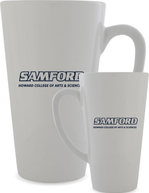 Samford Full Color Latte Mug 17oz Howard College of Arts and Sciences - ONLINE ONLY