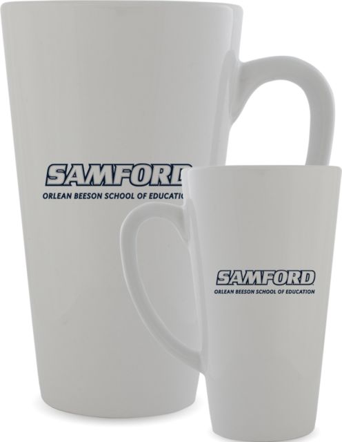 Samford Full Color Latte Mug 17oz Orlean Beeson School of Education - ONLINE ONLY