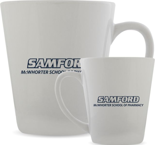 Samford Full Color Latte Mug 12oz McWhorter School of Pharmacy - ONLINE ONLY