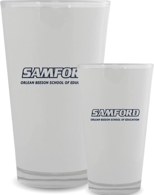 Samford Full Color Glass 17oz Orlean Beeson School of Education - ONLINE ONLY