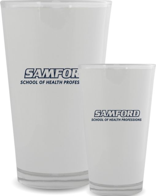 Samford Full Color Glass 17oz School of Health Professions - ONLINE ONLY