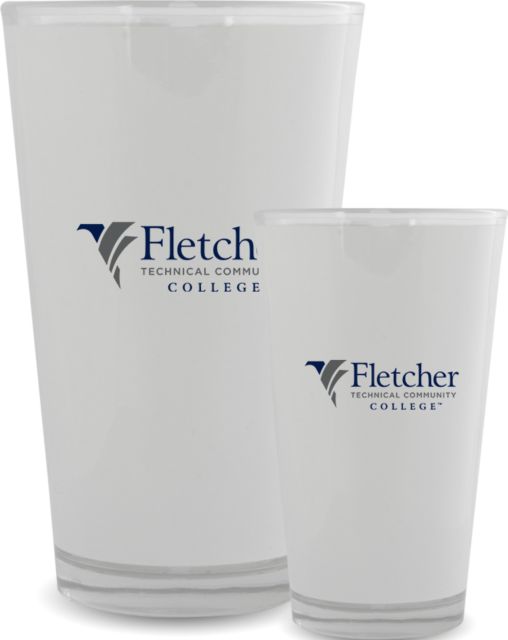 Fletcher Tech Full Color Glass 17oz Horizontal Logo - ONLINE ONLY