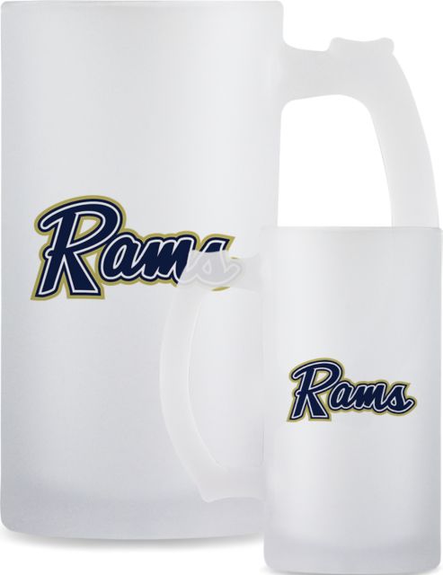 Shepherd Full Color Decorative Frosted Glass Mug 16oz Rams Logo - ONLINE ONLY