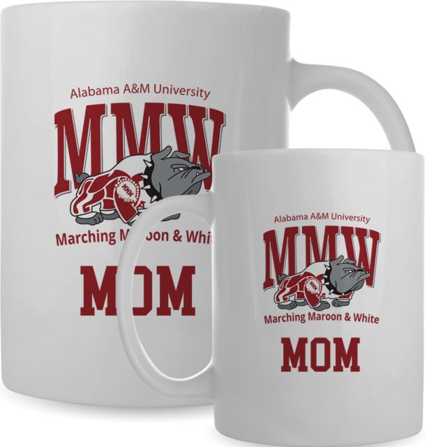 Alabama AandM Marching Band Mom Full Color Mug 15oz Mom - ONLINE ONLY