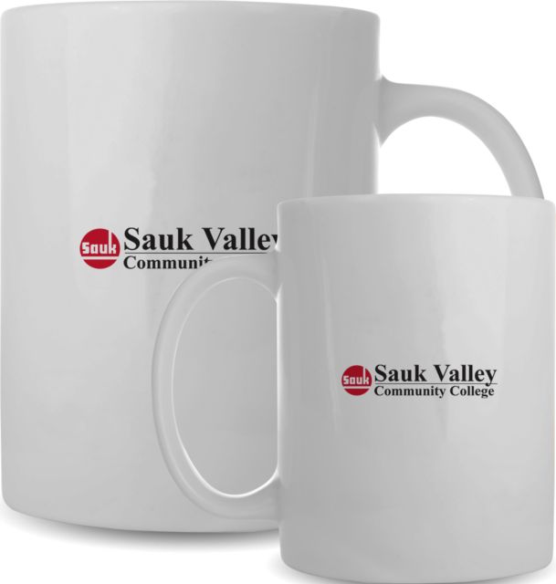 Sauk Valley Full Color Mug 15oz Sauk Valley CC Primary Wordmark - ONLINE ONLY