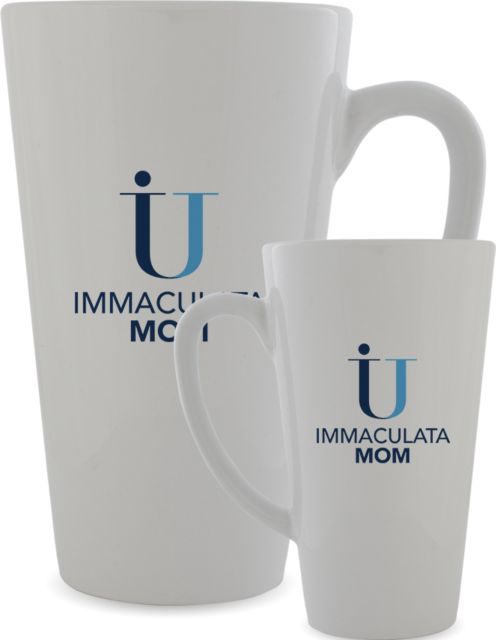 Immaculata Full Color Latte Mug 17oz IU Mom - ONLINE ONLY