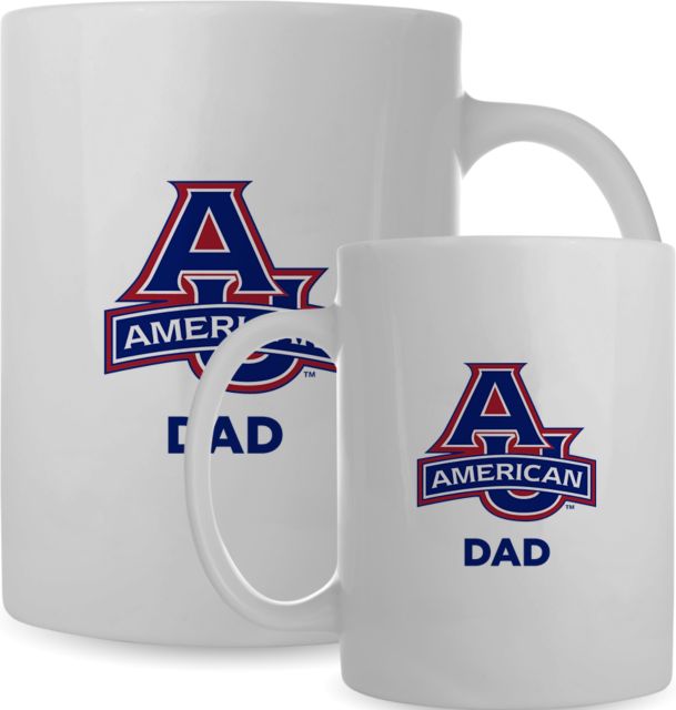 American University Dad Full Color Mug 15oz Mom - ONLINE ONLY