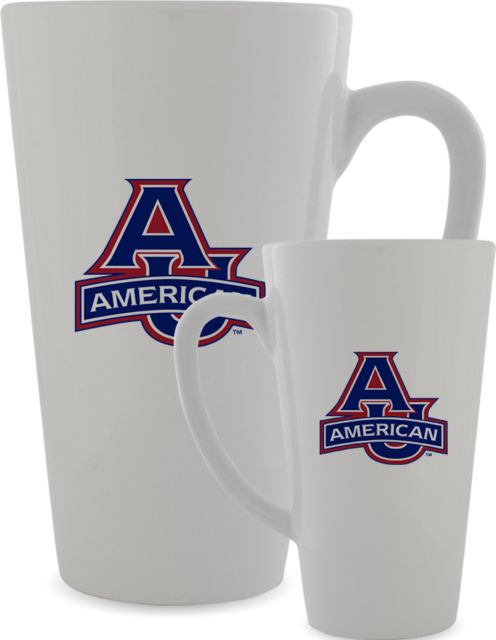 American University Full Color Latte Mug 17oz  - ONLINE ONLY