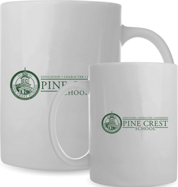 Pine Crest Full Color Mug 15oz Institutional Mark - ONLINE ONLY