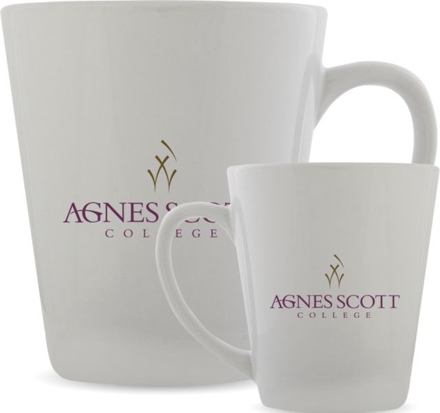 Agnes Scott Full Color Latte Mug 12oz Primary Mark - ONLINE ONLY