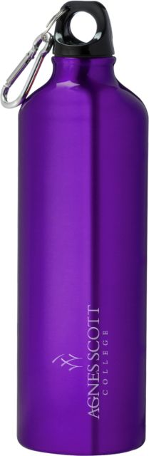 Agnes Scott Venture Aluminum Bike Bottle 26oz Primary Mark Engraved - ONLINE ONLY