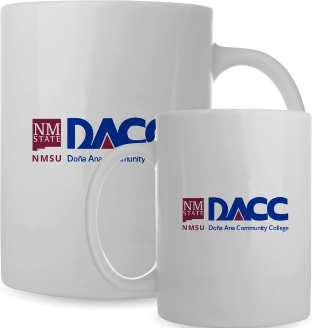 Dona Ana Full Color Mug 15oz Dona Ana Community College Wordmark w NMSU Logo