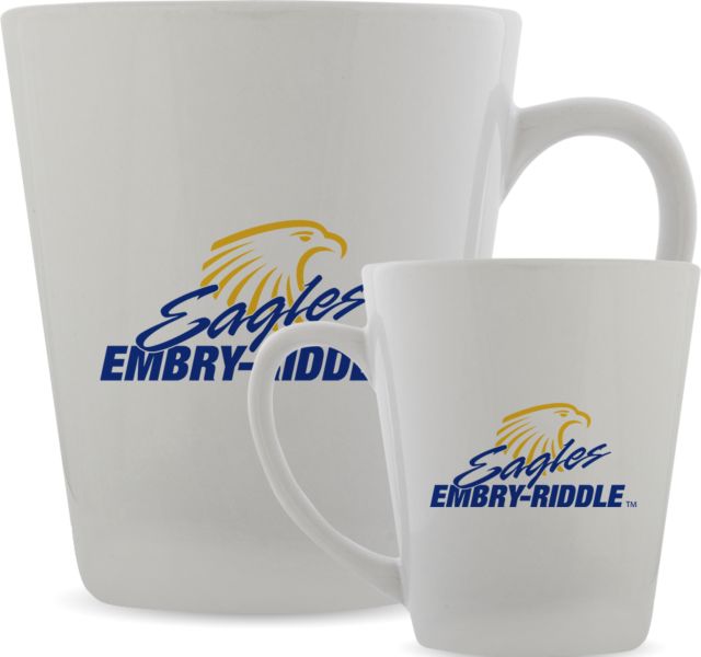 Embry Riddle Full Color Latte Mug 12oz Primary Mark - ONLINE ONLY