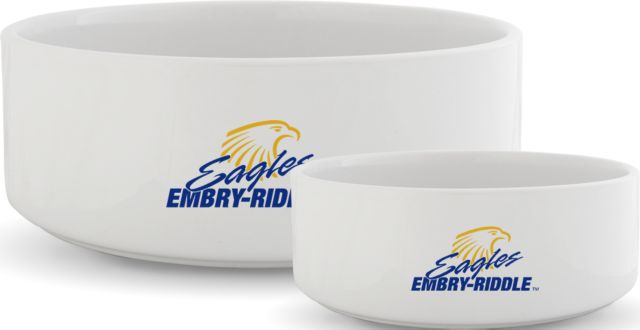 Embry Riddle Ceramic Dog Bowl Primary Mark - ONLINE ONLY