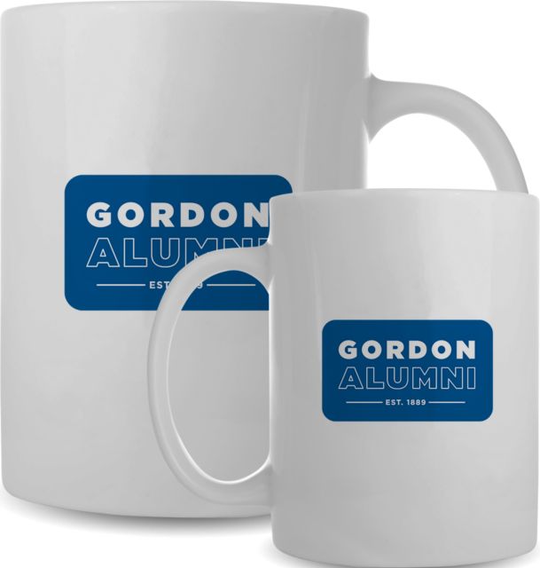 Gordon College Full Color Mug 15oz Alumni - Est. Date Box - ONLINE ONLY