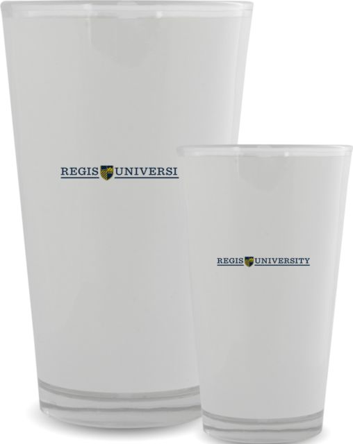 Regis Univ Full Color Glass 17oz Primary Mark - ONLINE ONLY