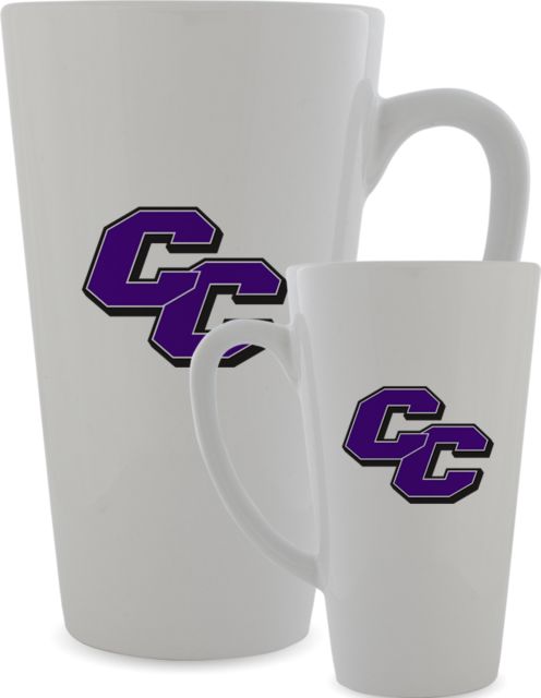Curry College Full Color Latte Mug 17oz Curry College Primary Athletic Mark - ONLINE ONLY