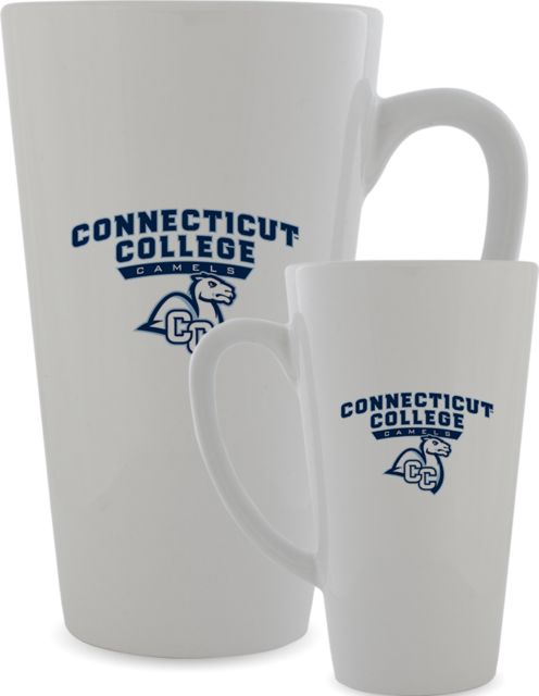 Connecticut College Full Color Latte Mug 12oz Primary Mark - ONLINE ONLY