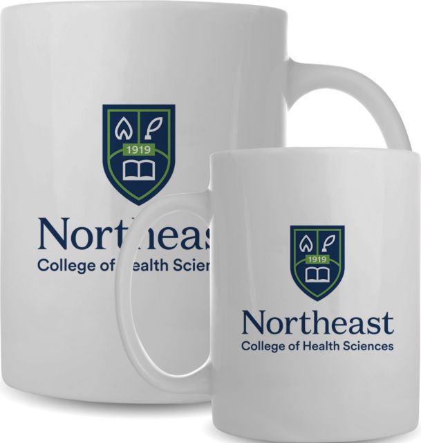 NE College of Health Full Color Mug 15oz Northeast College Stacked - ONLINE ONLY