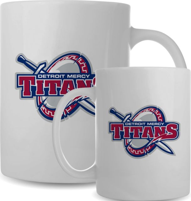 Detroit Mercy Full Color Mug 15oz Detroit Mercy Titans Athletic Mark - ONLINE ONLY