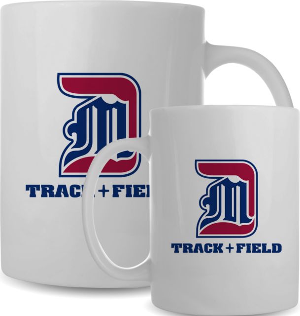 Detroit Mercy Full Color Mug 15oz Track and Field - Detroit Mercy - ONLINE ONLY