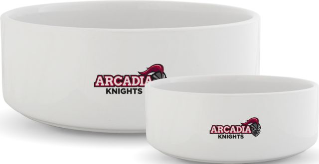 Arcadia Ceramic Dog Bowl Official Logo - ONLINE ONLY