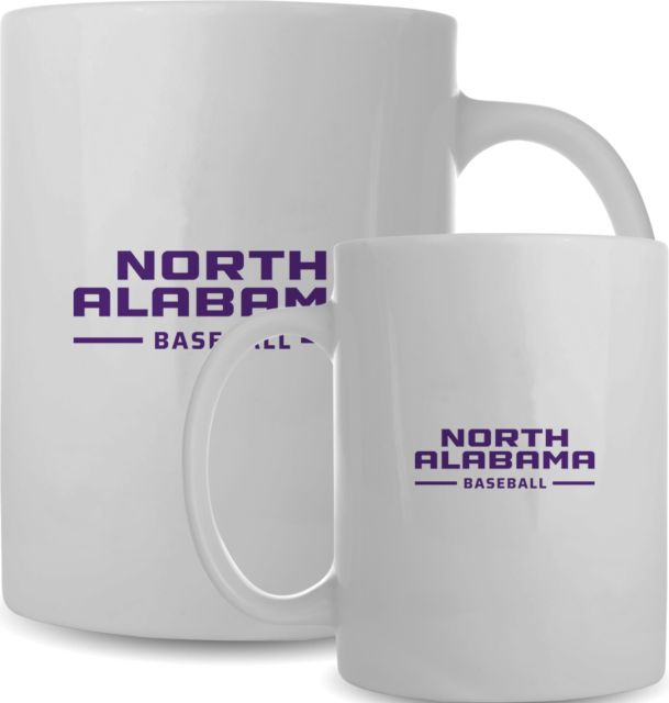 North Alabama Full Color Mug 15oz Baseball UNA - ONLINE ONLY