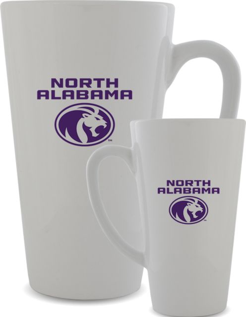 North Alabama Full Color Latte Mug 17oz UNA Lion - ONLINE ONLY