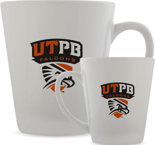 UT Permian Basin Full Color Latte Mug 12oz Official Logo - ONLINE ONLY