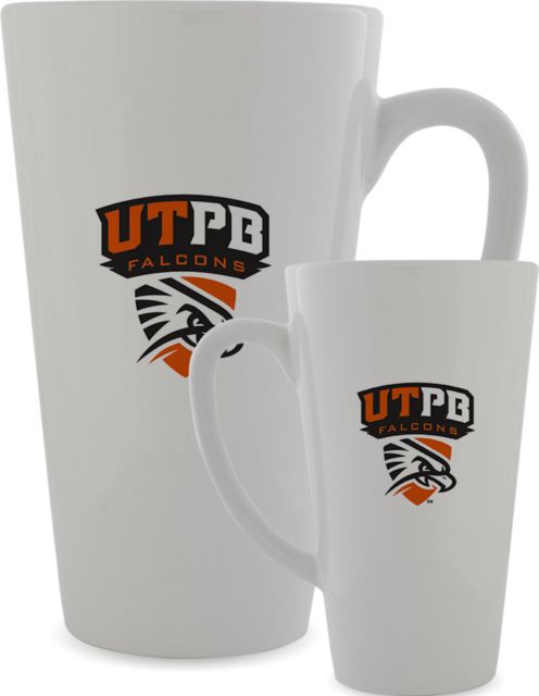 UT Permian Basin Full Color Latte Mug 17oz Official Logo - ONLINE ONLY